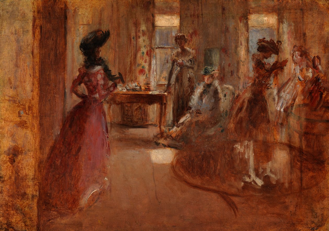 Aile Partisi, c.1892 by Henry Tonks