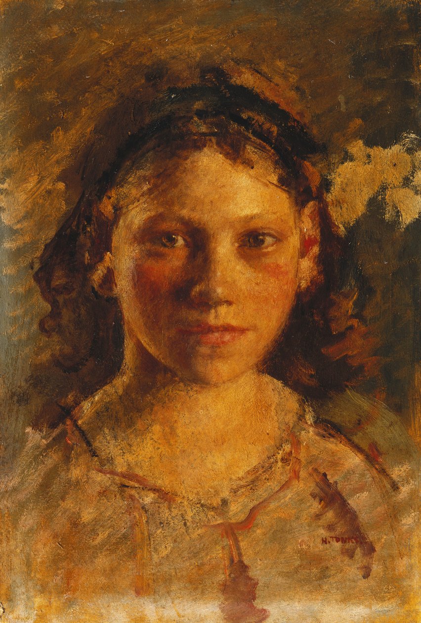 Bir Kızın Başı by Henry Tonks