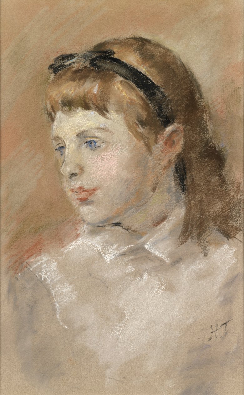 Bir Kızın Başı, 1920 dolayları (kağıt üzerinde pastel) by Henry Tonks