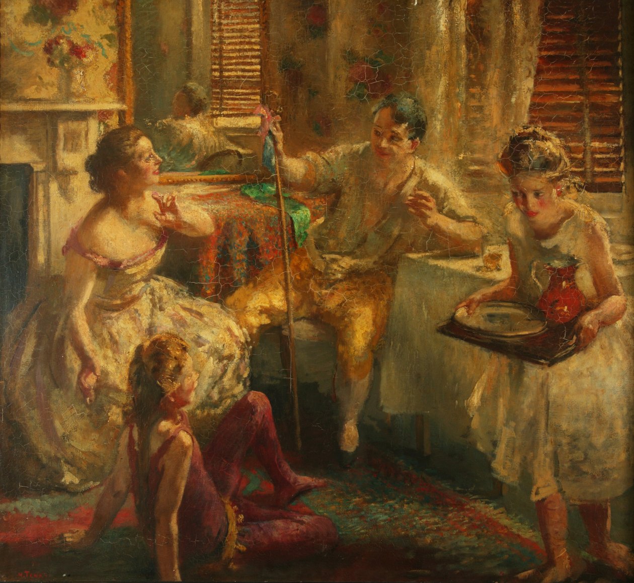 Gezinen Oyuncular by Henry Tonks