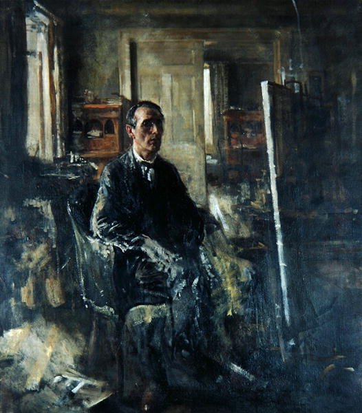 Walter Westley Russell (tuval üzerine yağlı boya) by Henry Tonks