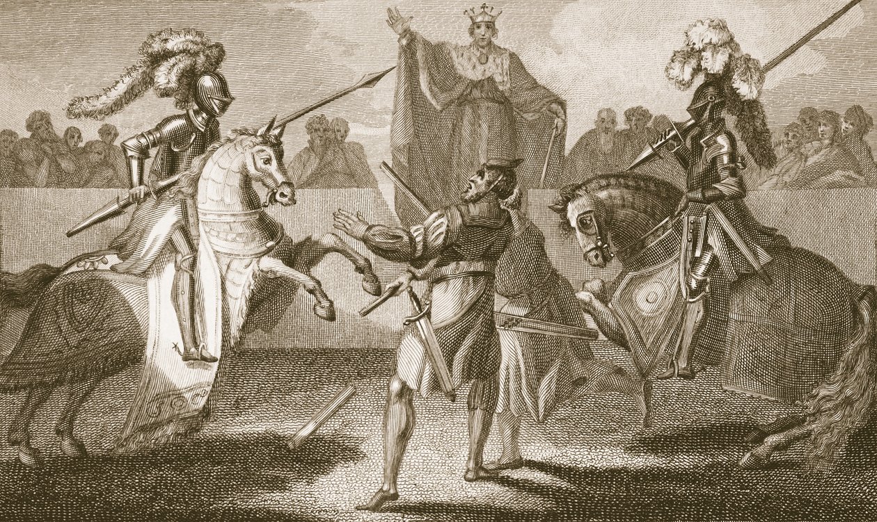 Richard II, Hereford ve Norfolk arasındaki düelloyu askıya alıyor, David Hume
