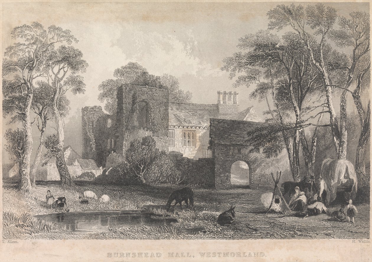 Burnshead Salonu, Westmorland; sayfa 45 (Birinci Cilt) by Henry Wallis