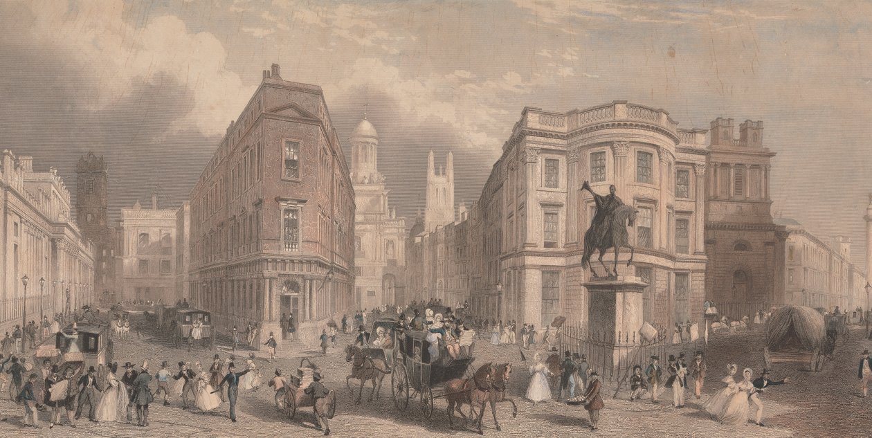 İngiltere Merkez Bankası ve Kraliyet Borsası, Cornhill by Henry Wallis