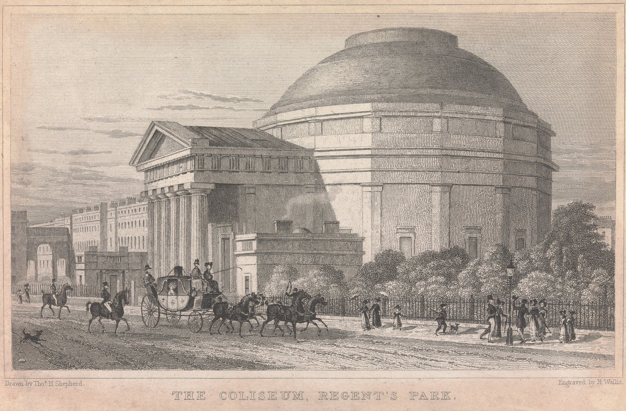 Kolezyum, Regent's Park; sayfa 72 (Birinci Cilt) by Henry Wallis