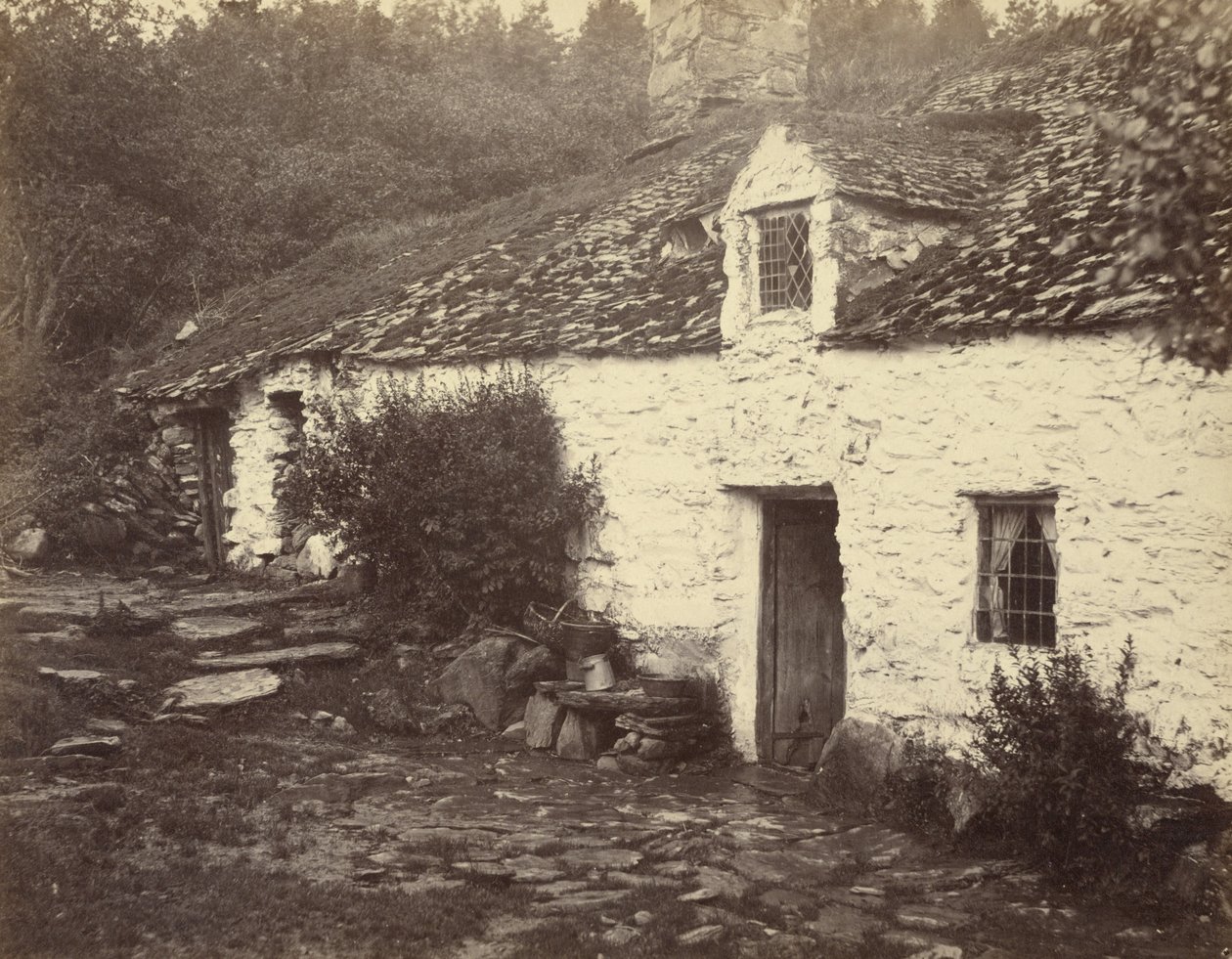 [Cottage at Pentre, Wales] by Henry White