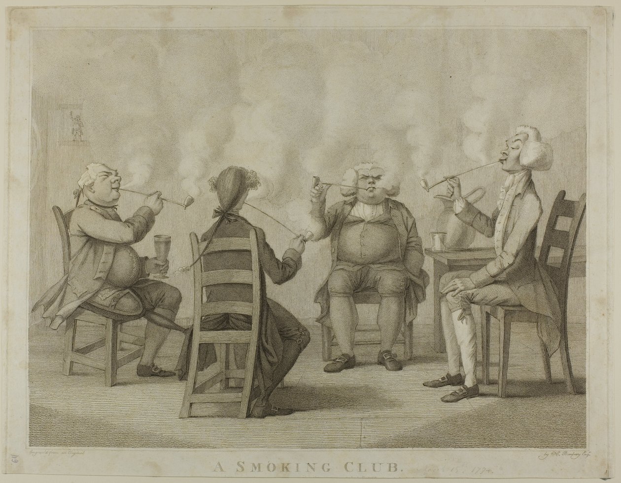 Sigara İçme Kulübü by Henry William Bunbury