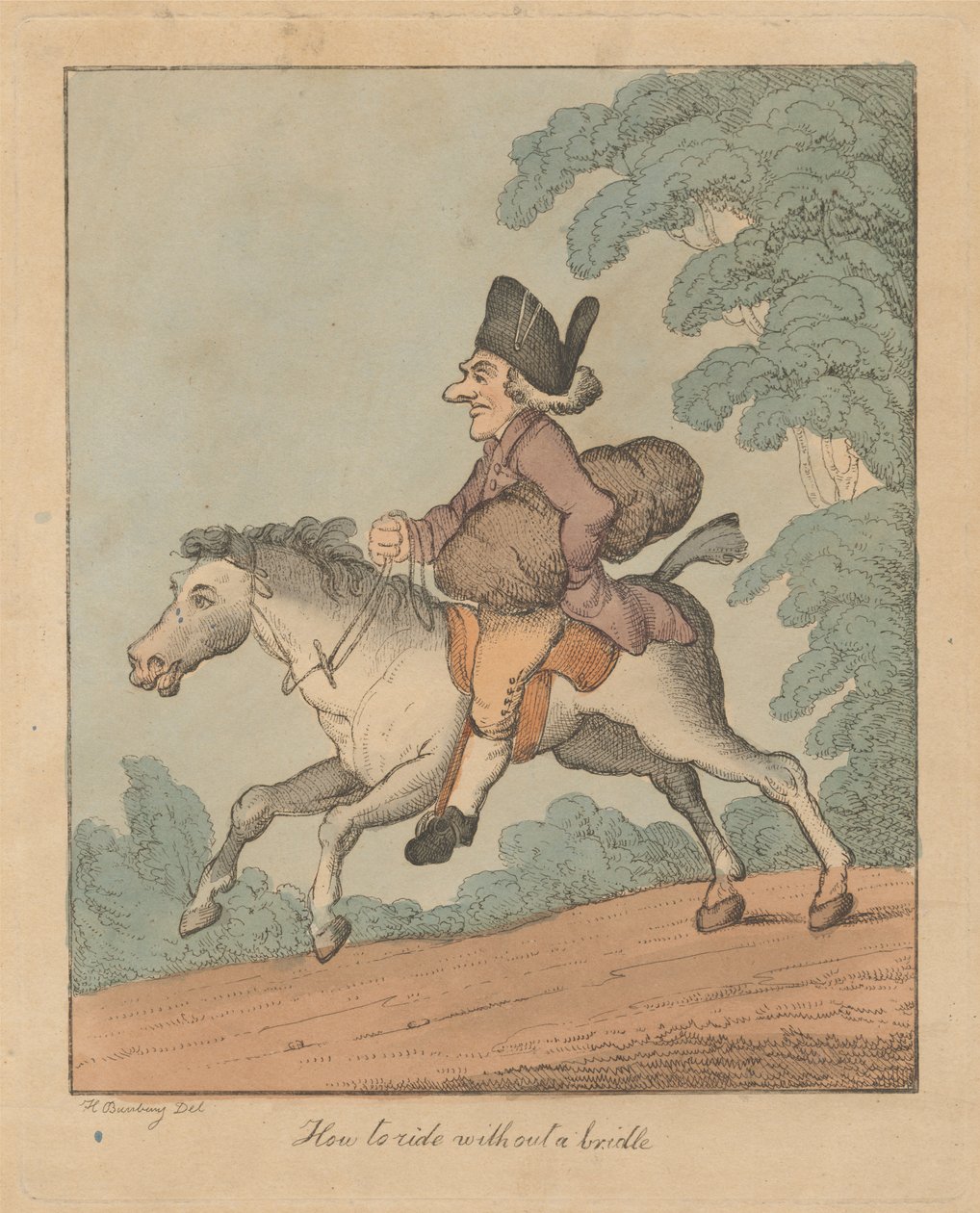 Dizgin Olmadan Nasıl Binilir? by Henry William Bunbury
