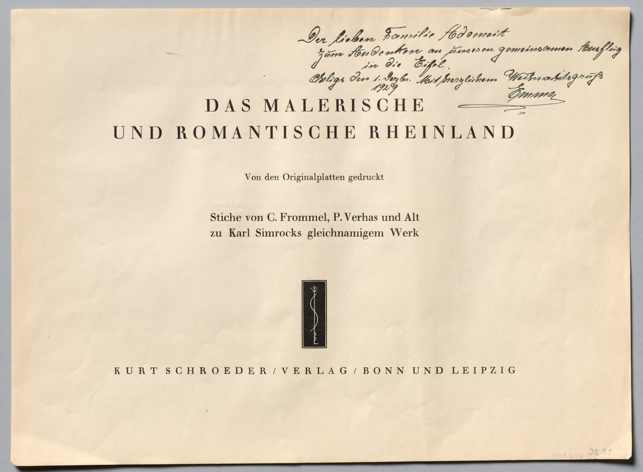 Pitoresk ve Romantik Rheinland, 1928. by Henry Winkles
