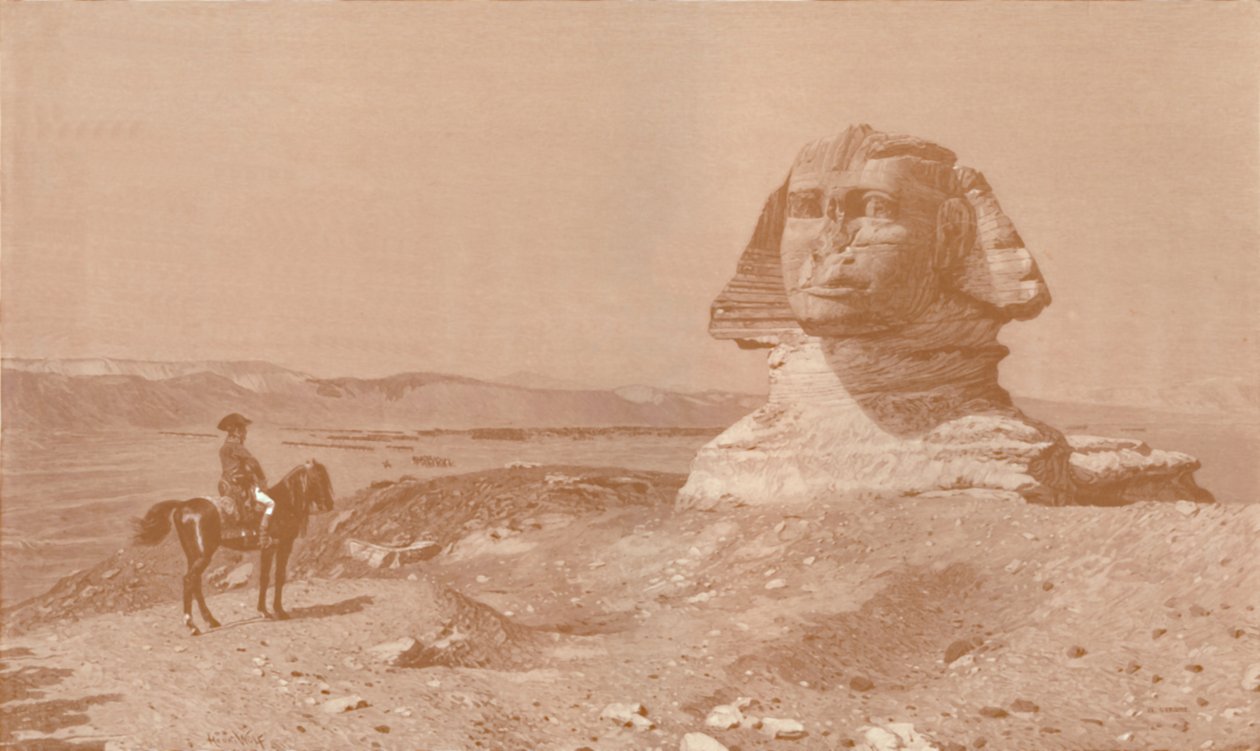 Bonaparte Sfenksten Önce, 1886, 1896 by Henry Wolf