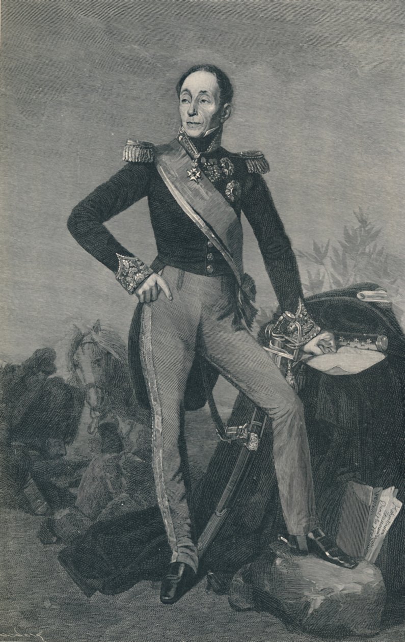 Mareşal Emmanuel, Marquis De Grouchy, c1834, 1896 by Henry Wolf