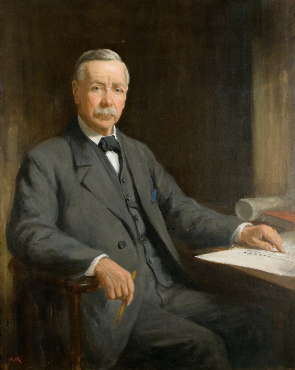 James Thomson, c.1925 (tuval üzerine yağlı boya) by Henry Wright Kerr