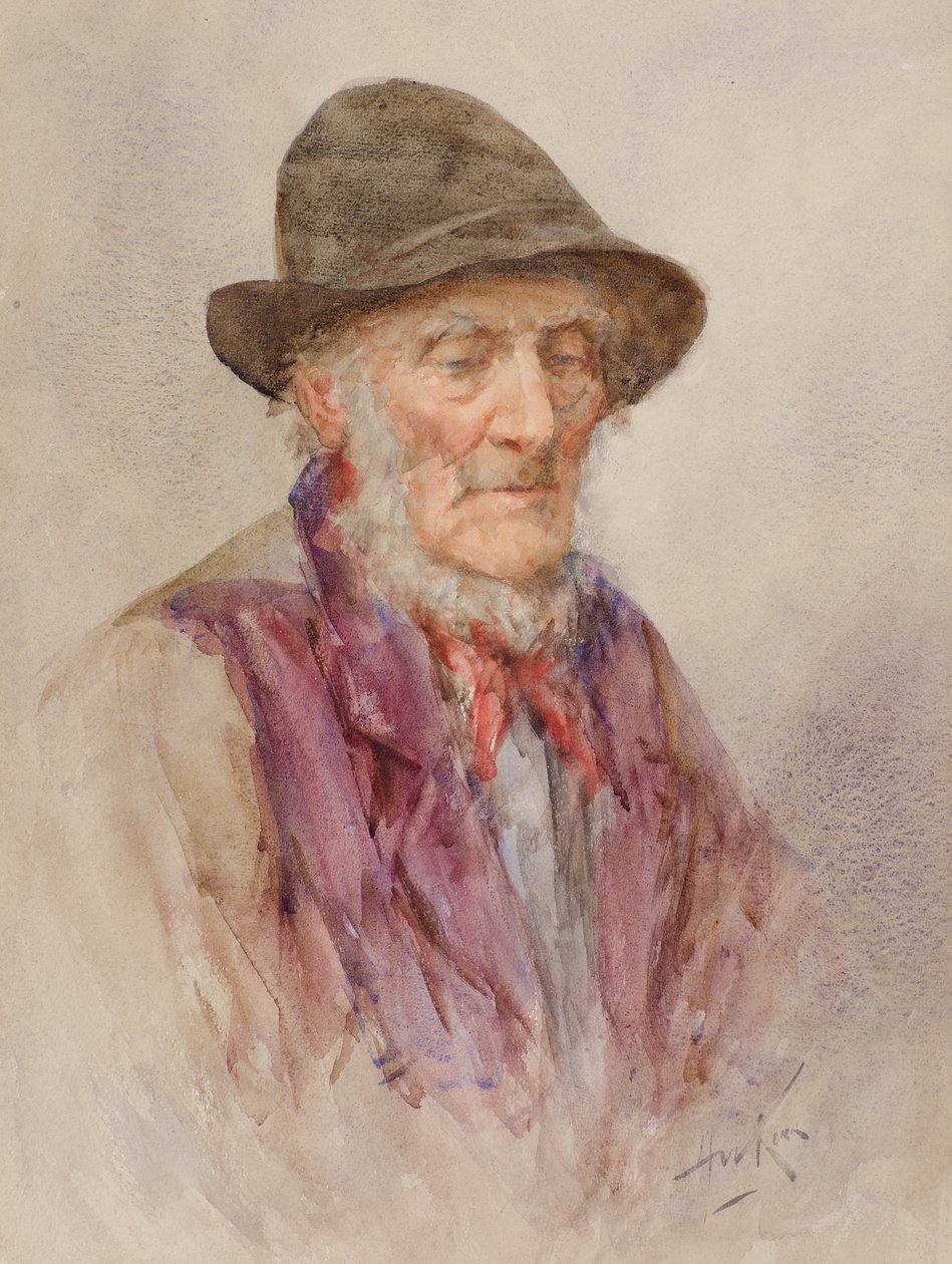 Eski Hynd (suluboya) by Henry Wright Kerr
