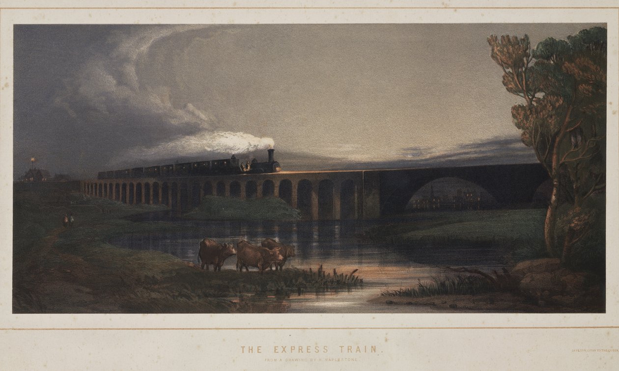 Ekspres Tren, 1850 by Henry after Maplestone