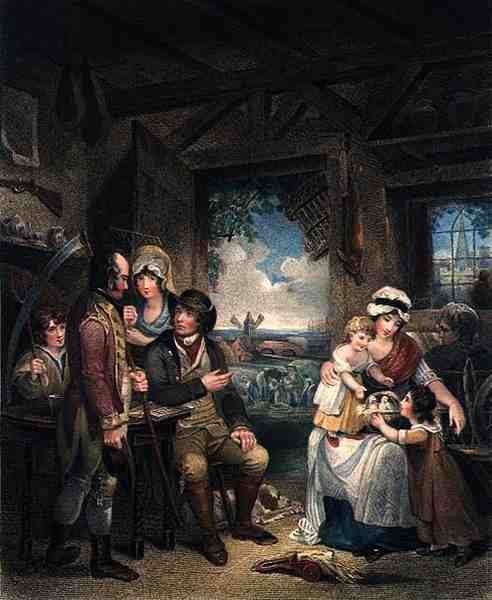 Barış, John Whessell (c.1760-1823) tarafından oyulmuş, pub. T. Simpson ve Darling & Thompson, 1798 (nokta gravürü) (125538 çifti) by Henry (after) Singleton