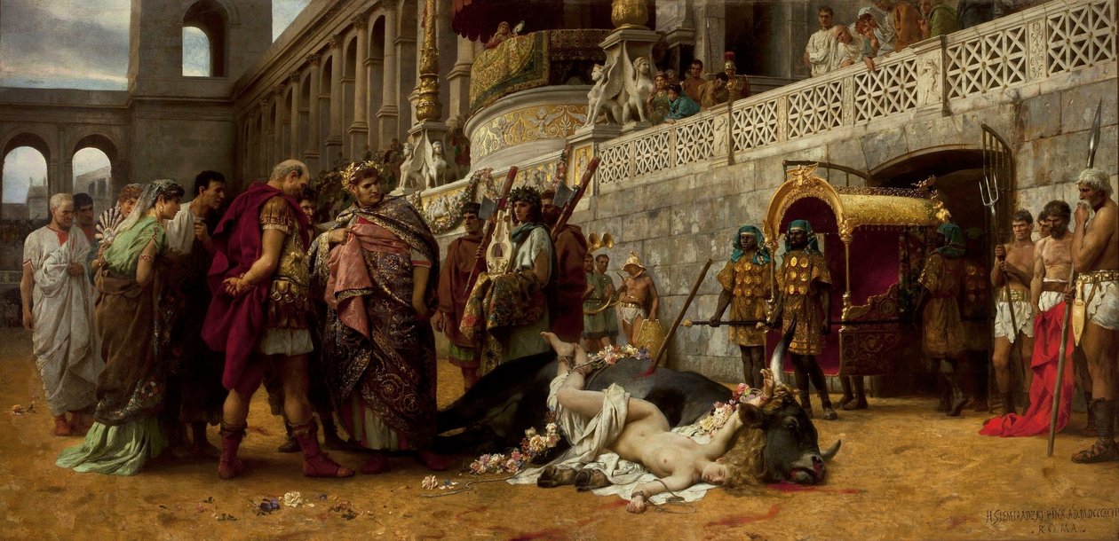 Hıristiyan Dirce by Henryk Siemiradzki