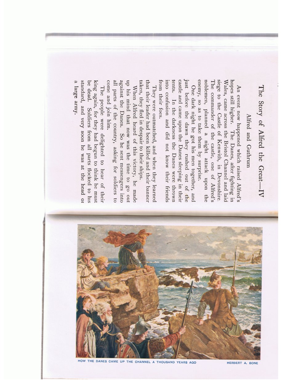 Danimarkalılar İngiliz Kanalına Geliyor by Herbert Alfred Bone