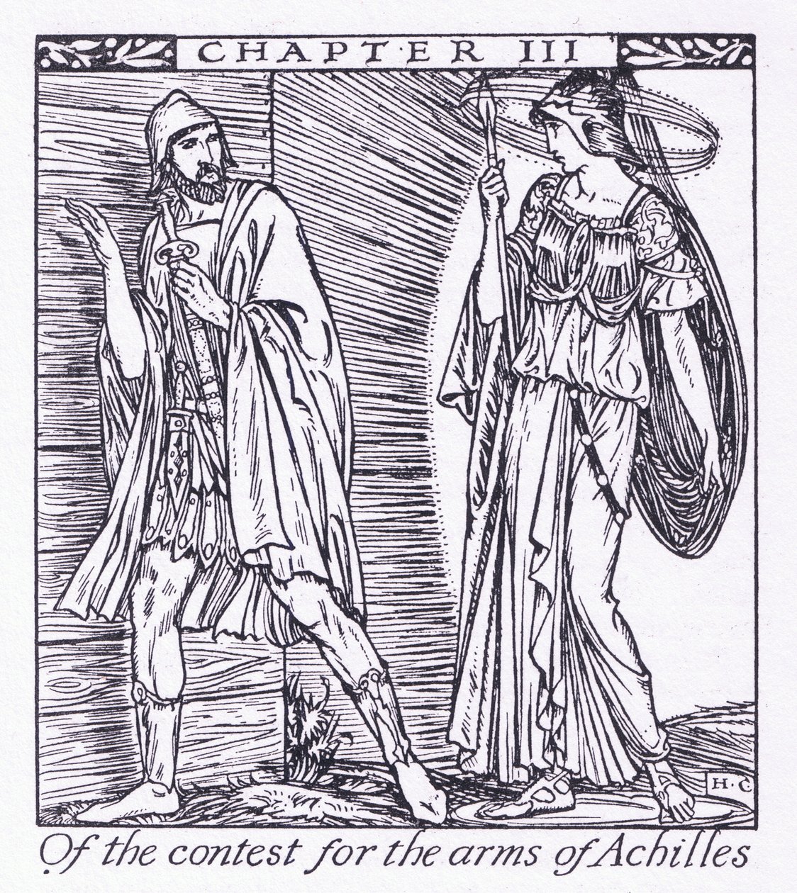 Aşil'in kolları için yarışmanın by Herbert Cole