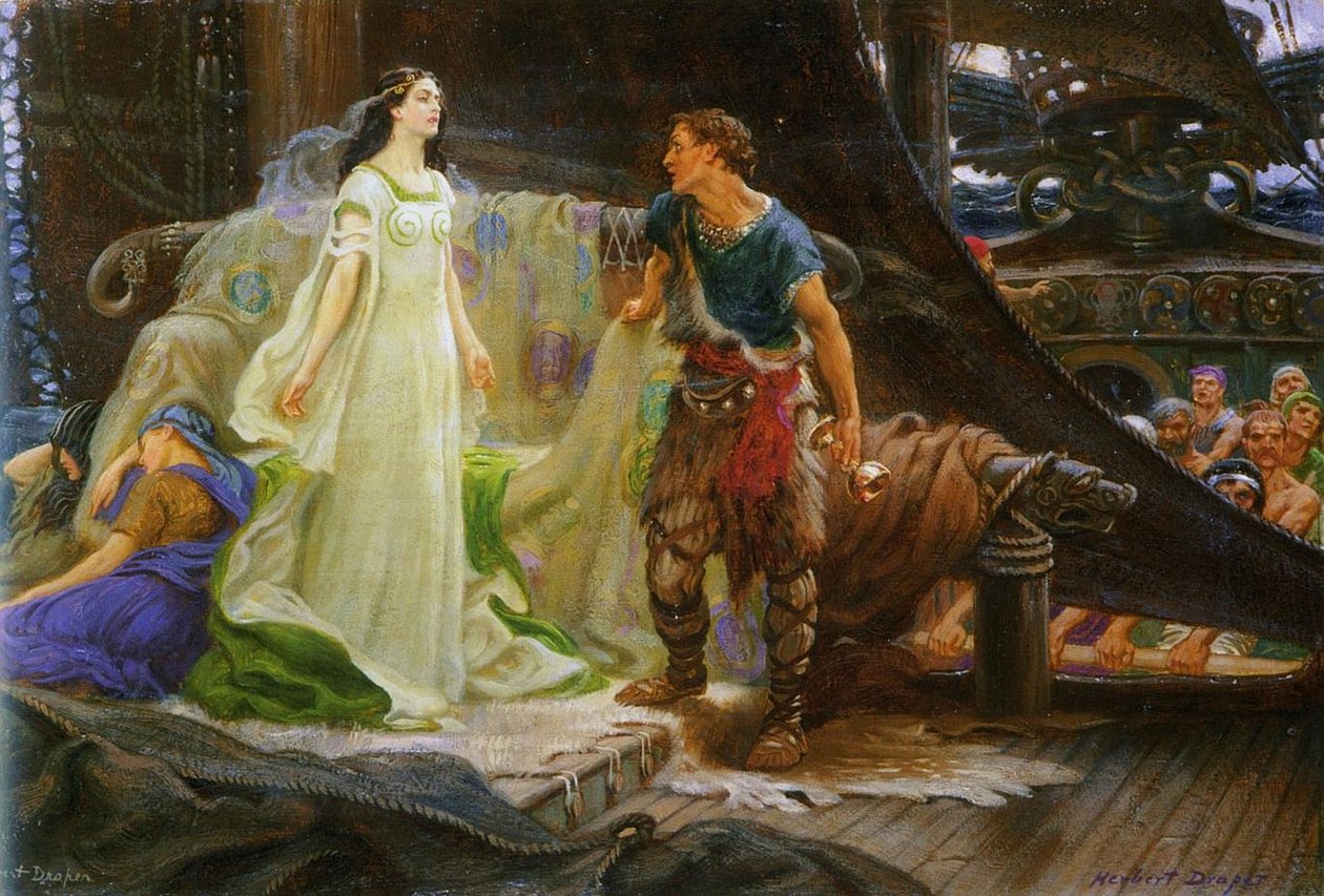 Tristan ve Isolde Francais : Tristan ve Iseult Polski: Tristan i Izolda by Herbert James Draper
