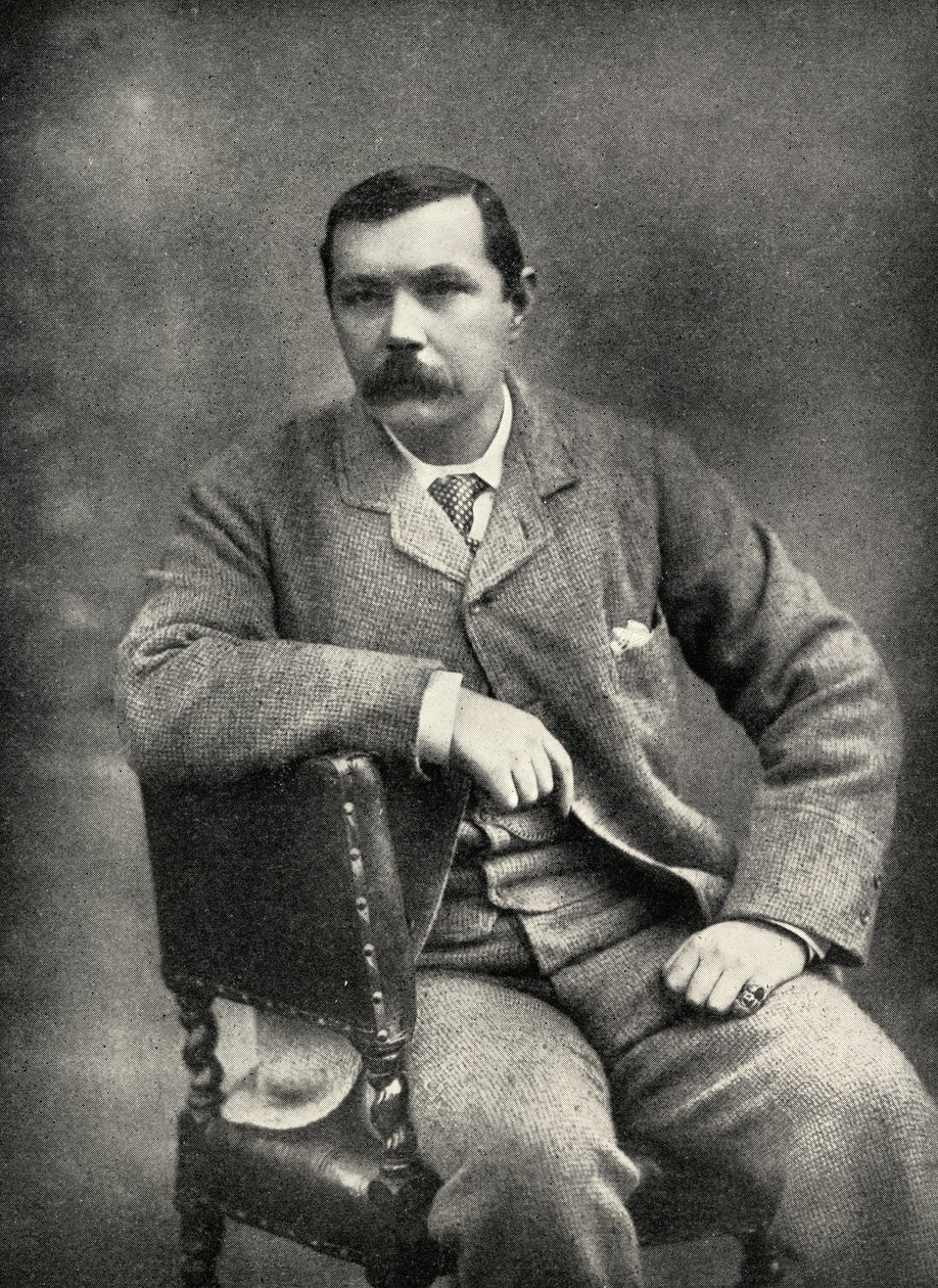 Sir Arthur Conan Doyle (1859-1930)  by Herbert Rose Barraud