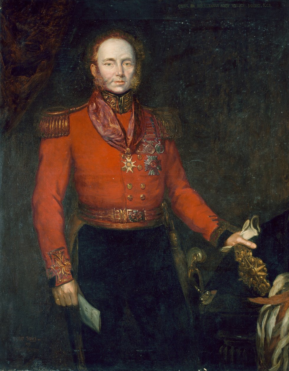 Tümgeneral John Alexander Dunlop Agnew Wallace (c.1775-1857) 1835 by Herbert Sidney