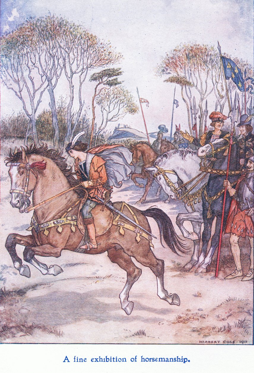 Güzel bir binicilik sergisi, 1938 by Herbert Cole