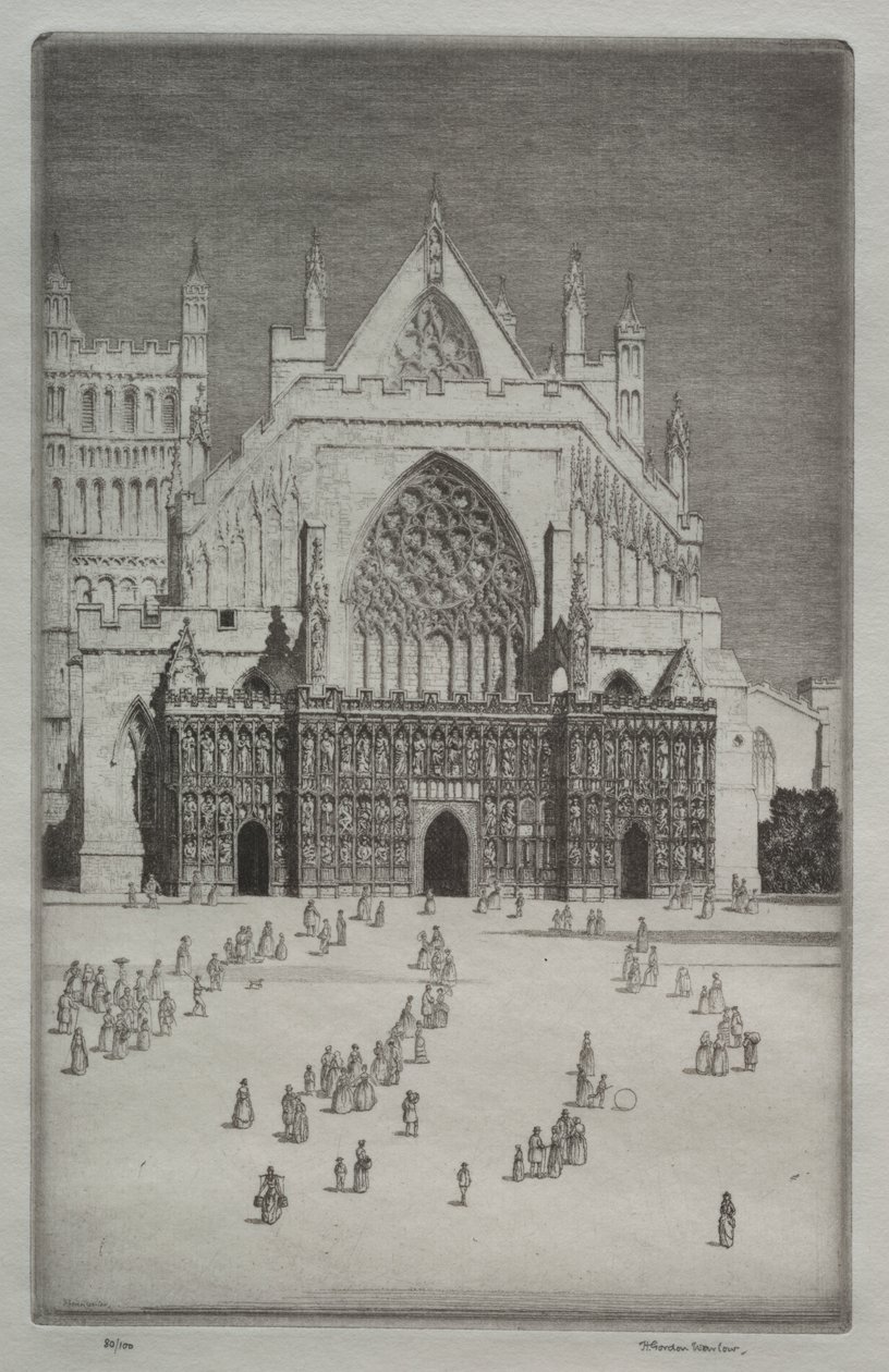 Exeter Katedrali by Herbert Gordon Warlow