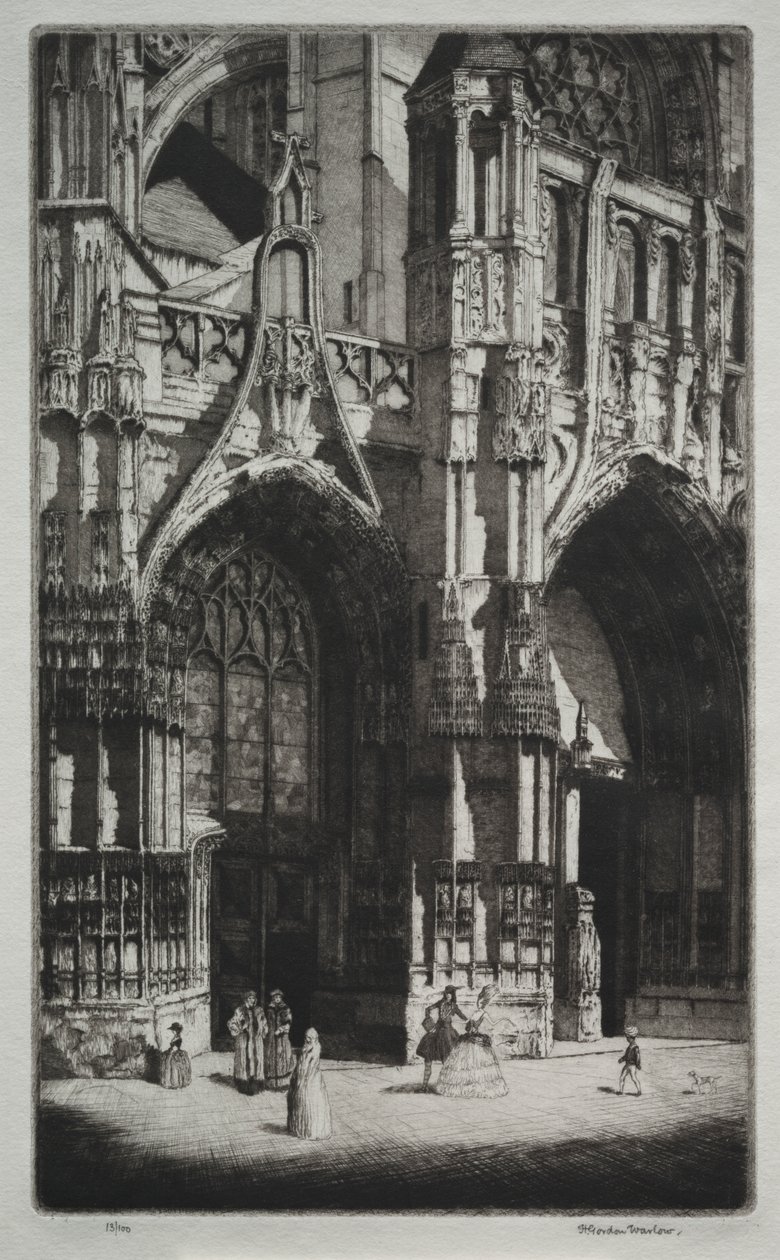Our Lady of Caudebec, Fransa by Herbert Gordon Warlow
