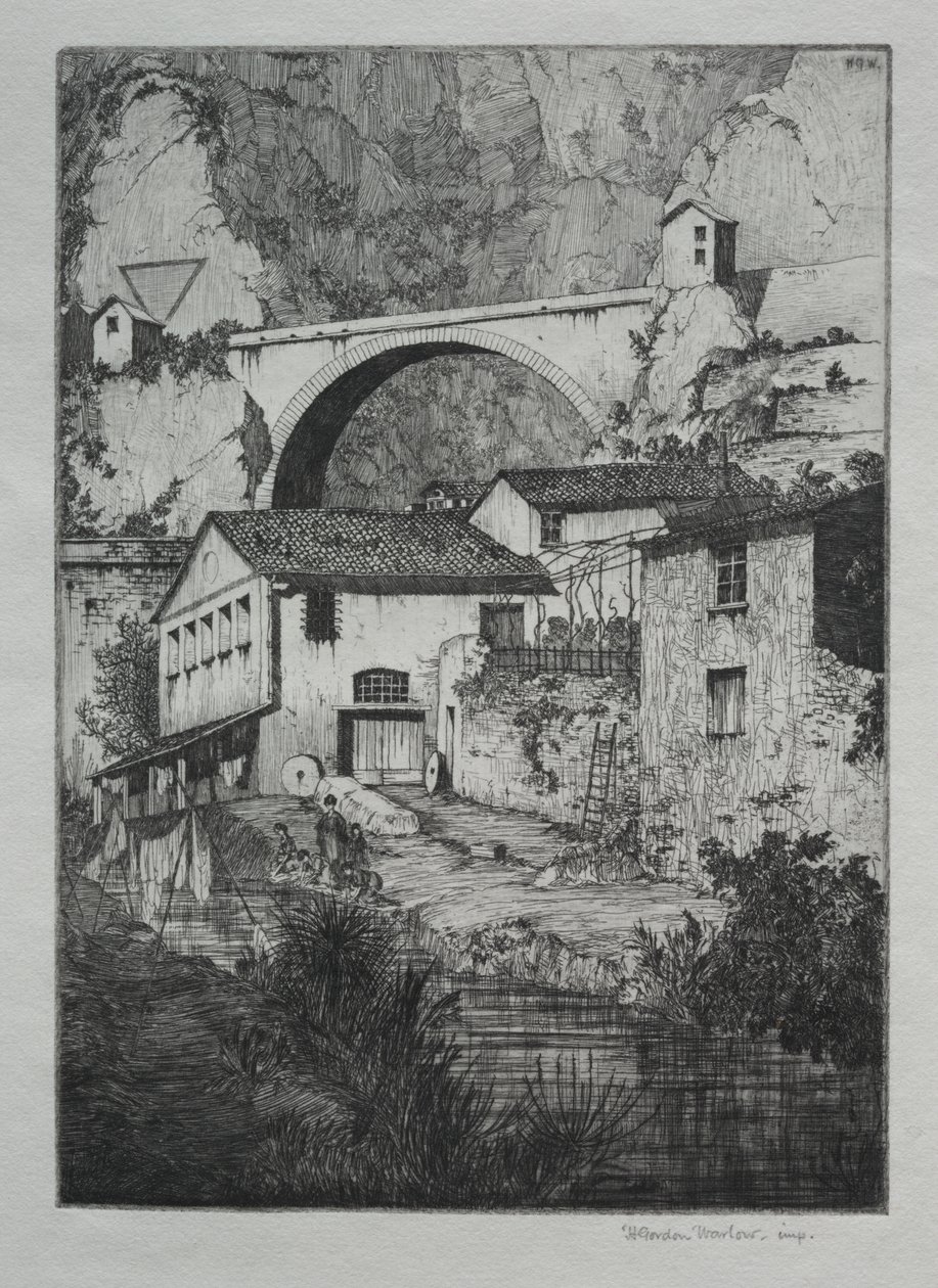 Pont St.Louis, Manton by Herbert Gordon Warlow
