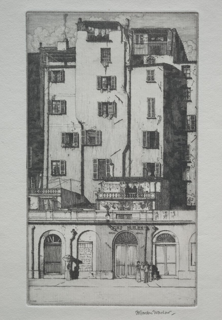 Uzun Evler, Menton by Herbert Gordon Warlow
