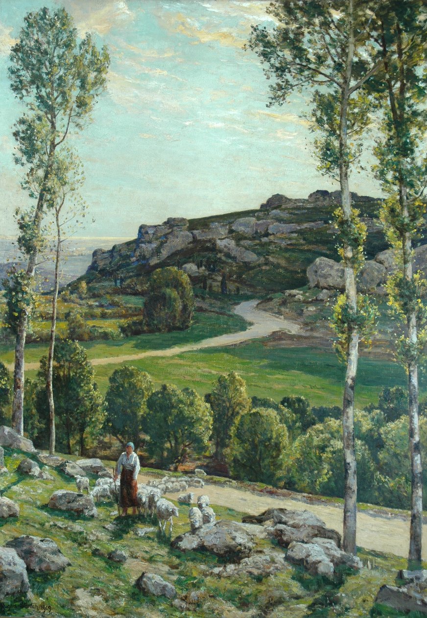 ಪ್ರೊವೆನ್ಸ್‌ನಲ್ಲಿ ರಸ್ತೆ, 1904 ಟರ್ಕ್ by Herbert Hughes Stanton