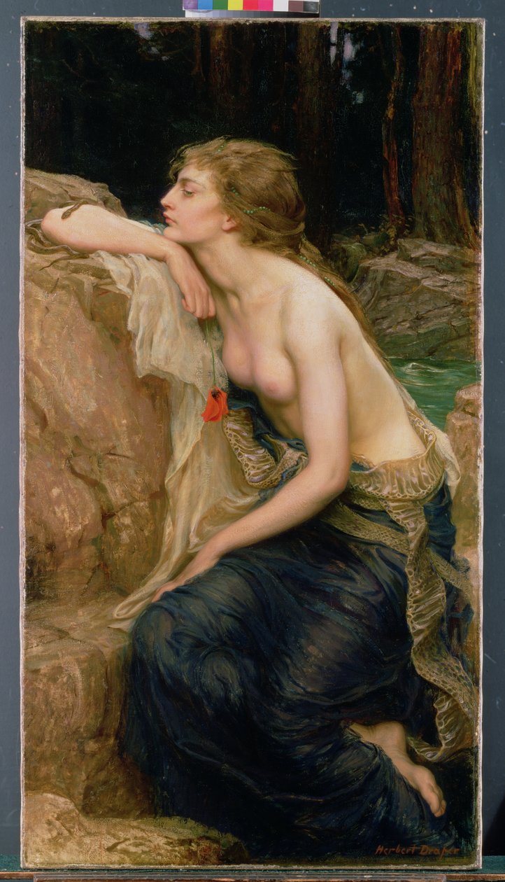 Lamia, 1909 dolayları by Herbert James Draper