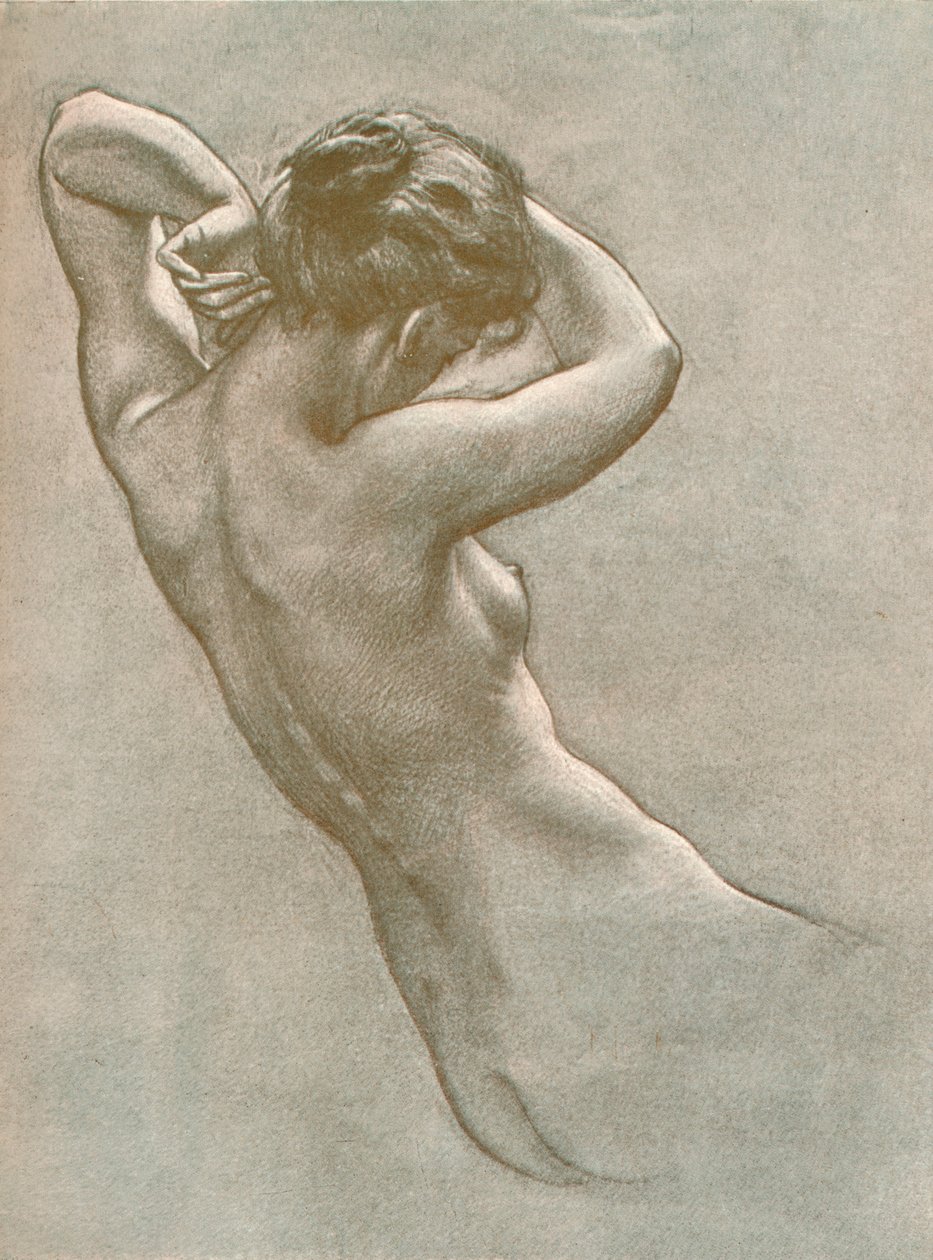 Prospero Çağıran Periler ve Tanrılar için Çalışma, c1902, 1903 by Herbert James Draper