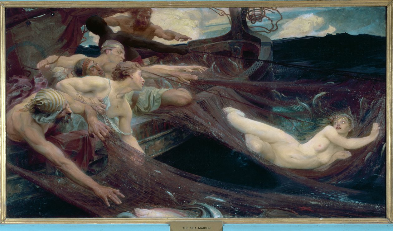 Deniz Kızı, 1894 by Herbert James Draper