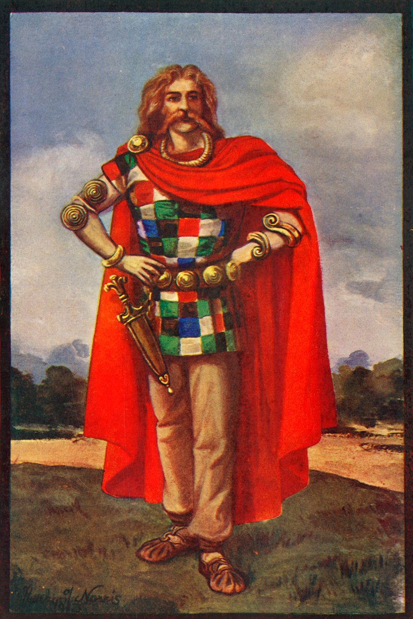 Sivil Elbiseli Bir Kelt Reisi, 1924. by Herbert Norris