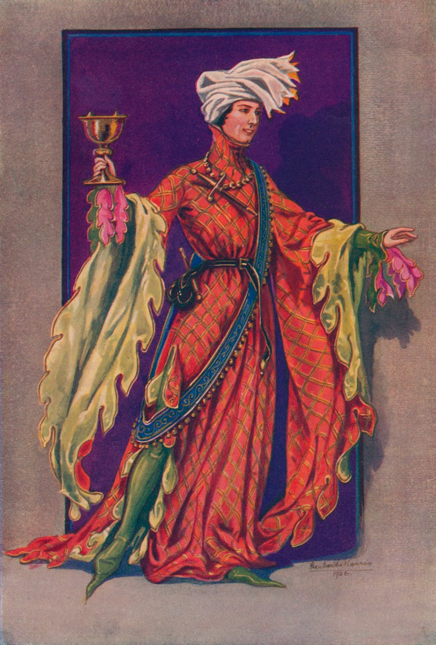 Bir asilzade. Ondördüncü Yüzyılın Sonu, 1926 by Herbert Norris