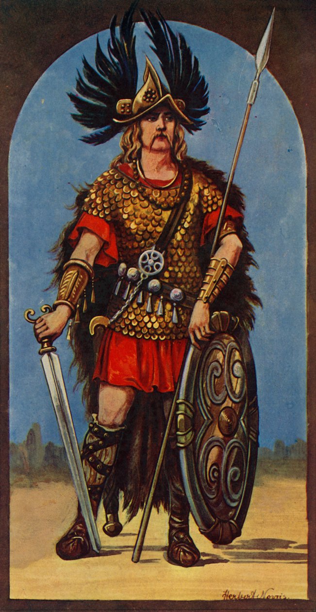 Hengist, Açılar Şefi MS 449, 1924. by Herbert Norris