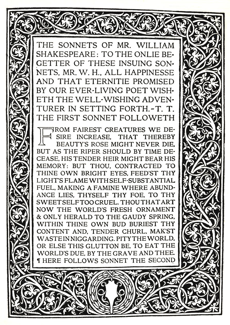 Riccardi Press: Sonnets of Shakespeare
