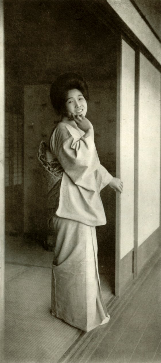 A Maid of Fair Japan, 1910. by Herbert Ponting