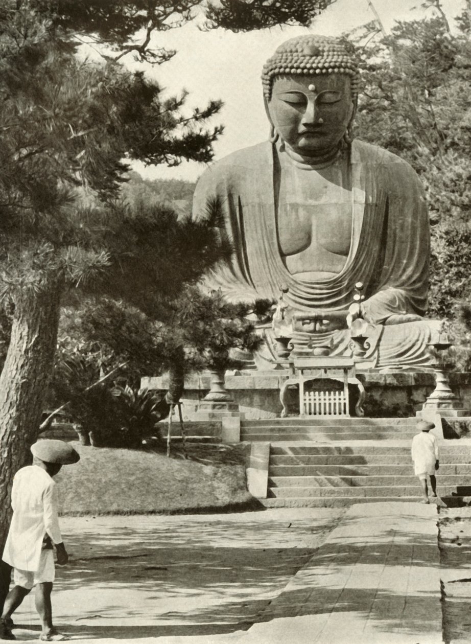 Amida, Buda, 1910. by Herbert Ponting