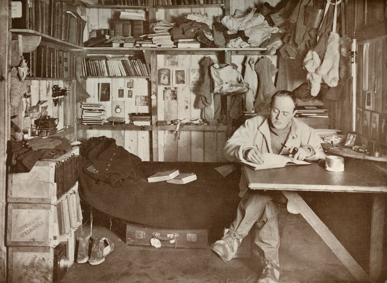 Kaptan Scott, İninde, c1911, 1913 by Herbert Ponting