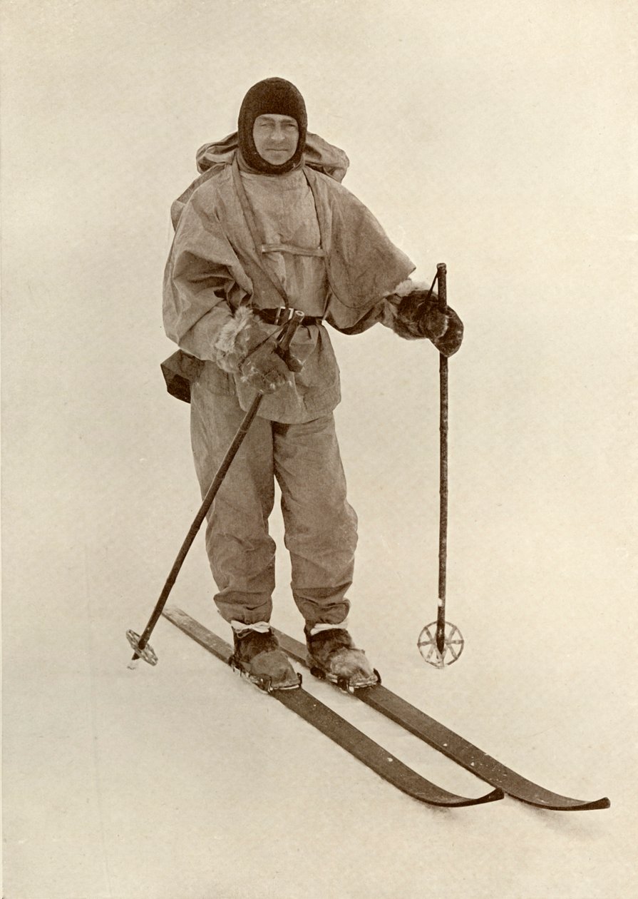 Kaptan Scott Kayakta, c19101913, 1913 by Herbert Ponting