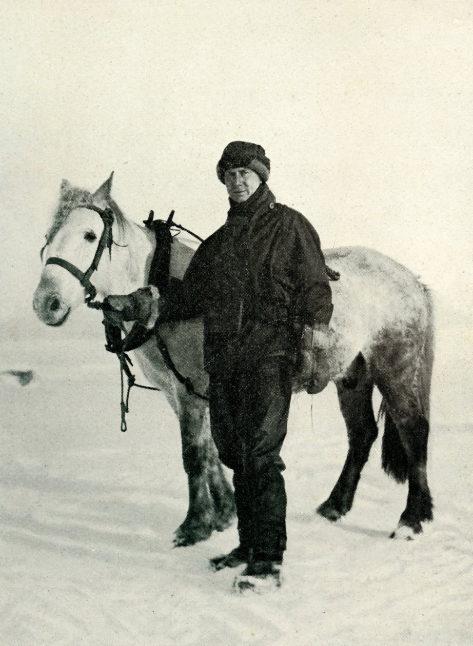 Dr. Wilson ve Pony Nobby, c1911, 1913 by Herbert Ponting