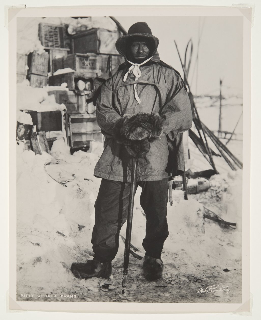Astsubay Evans, Terra Nova seferi (1910-13) sırasında Güney Kutbu