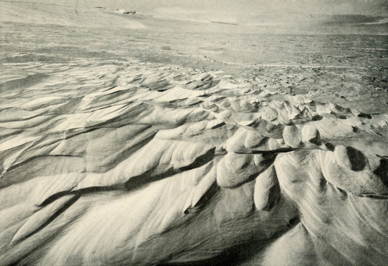 Sastrugi, 21 Şubat 1911, 1913 by Herbert Ponting