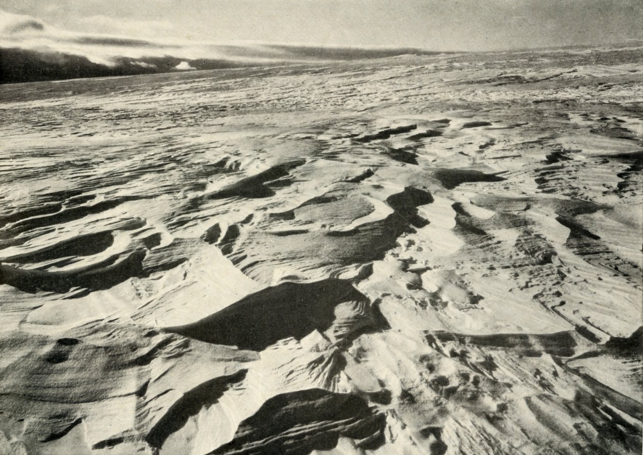 Sastrugi, 21 Şubat 1911, 1913 by Herbert Ponting