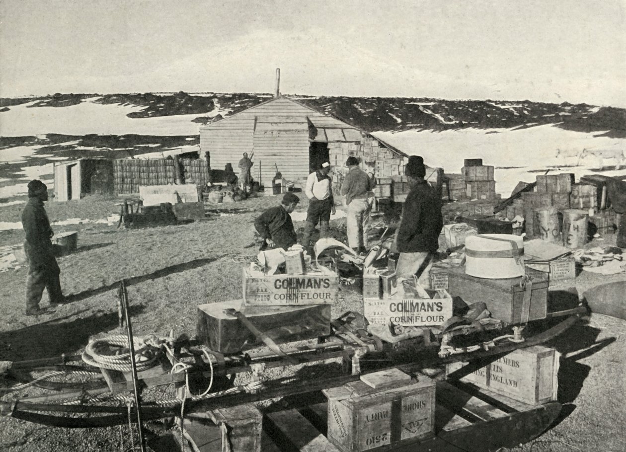 İnişten Bir Hafta Sonra İşlerin Durumu, 1911, 1913 by Herbert Ponting