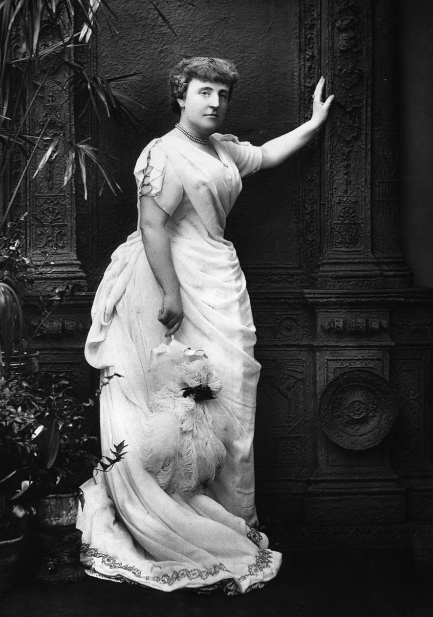 Frances Hodgson Burnett, 1888 by Herbert Rose Barraud