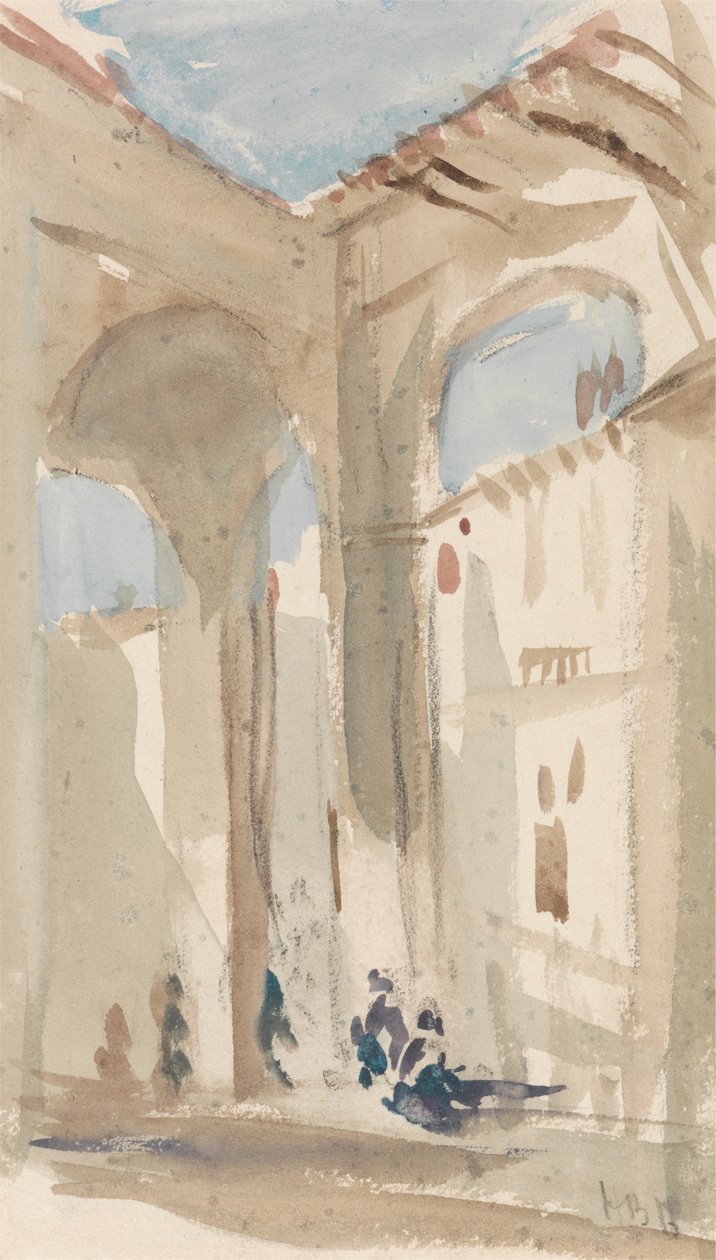 Doğu sütun dizisindeki figürler by Hercules Brabazon Brabazon