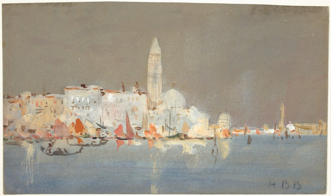 Bir Campanile ile Venedik Capriccio by Hercules Brabazon Brabazon